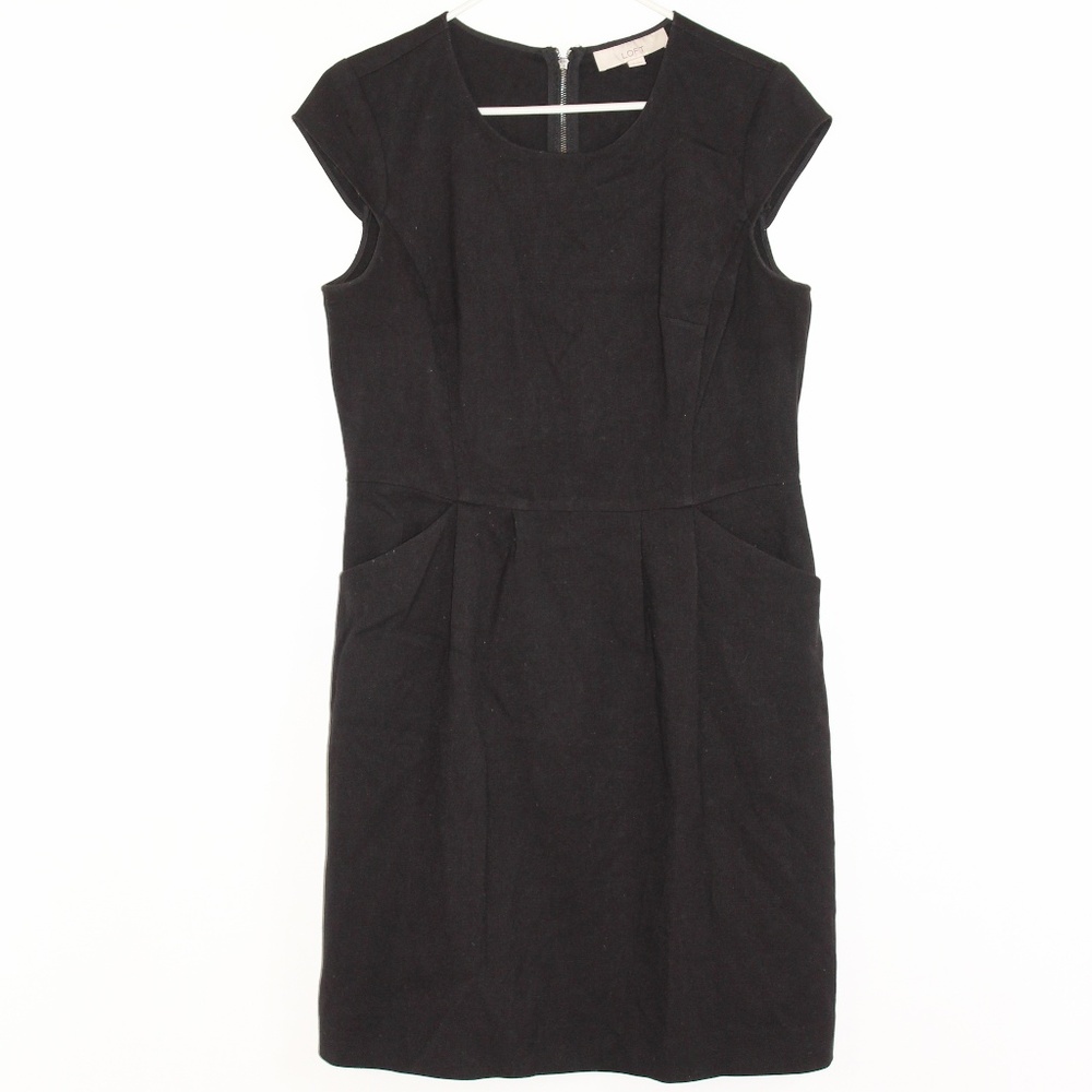 Ann Taylor LOFT Sleeveless Black Dress